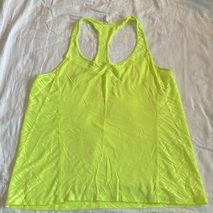 Neon Under Armour tank top